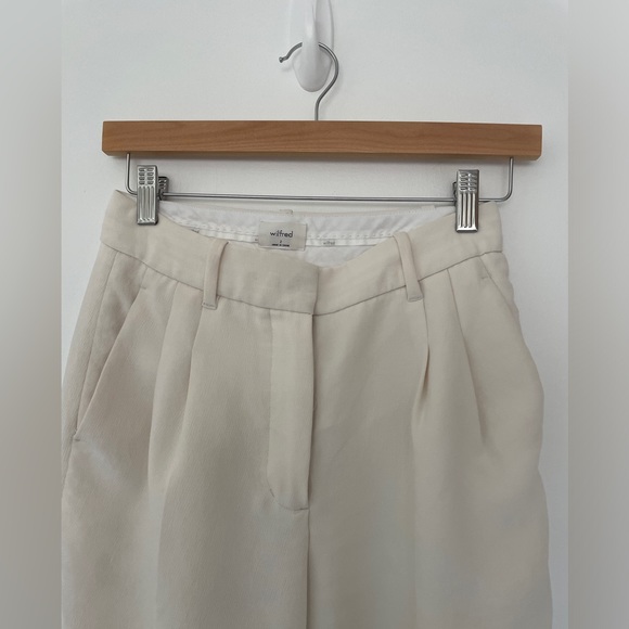 Aritzia Wilfred The Effortless Pant in Light Birch, Size 2 - Picture 3 of 6